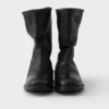 Läderstövlar med vintage-effekt Läderstövlar med vintage-effekt