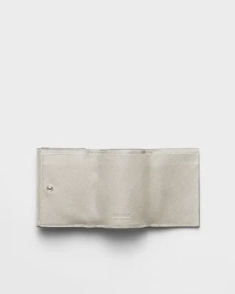 Liten plånbok i Saffiano-läder