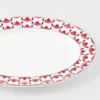 Litet serveringsfat i porslin – Vienna Red Litet serveringsfat i porslin – Vienna Red