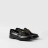 Loafers i borstat läder Loafers i borstat läder