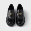 Loafers i borstat läder Loafers i borstat läder