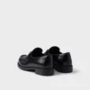 Loafers i borstat läder Loafers i borstat läder