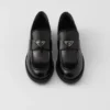 Loafers i borstat läder Loafers i borstat läder