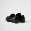 Loafers i borstat läder Loafers i borstat läder
