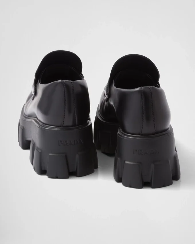 Loafers i borstat läder, Monolith Loafers i borstat läder, Monolith