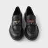 Loafers i chokladbrunt antikbehandlat läder Loafers i chokladbrunt antikbehandlat läder