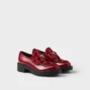 Loafers i chokladbrunt borstat läder Loafers i chokladbrunt borstat läder
