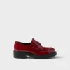 Loafers i chokladbrunt borstat läder Loafers i chokladbrunt borstat läder