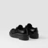 Loafers i chokladbrunt borstat läder Loafers i chokladbrunt borstat läder
