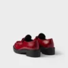 Loafers i chokladbrunt borstat läder Loafers i chokladbrunt borstat läder