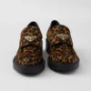Loafers i chokladbrunt tryckt läder Loafers i chokladbrunt tryckt läder