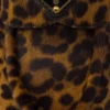Loafers i chokladbrunt tryckt läder Loafers i chokladbrunt tryckt läder