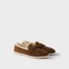 Loafers i mocka och fårskinn Loafers i mocka och fårskinn