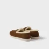 Loafers i mocka och fårskinn Loafers i mocka och fårskinn
