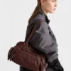 Medium läderväska med handtag Medium läderväska med handtag