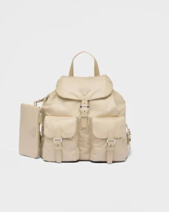 Medium Re-Nylon-ryggsäck med ficka