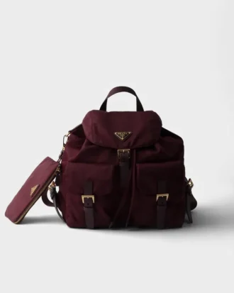 Medium Re-Nylon-ryggsäck med ficka