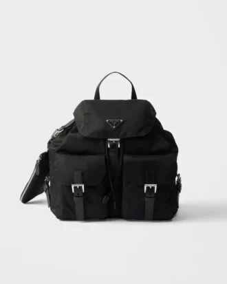 Medium Re-Nylon-ryggsäck med ficka