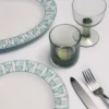 Medium serveringsfat i porslin – Vienna Green Medium serveringsfat i porslin – Vienna Green