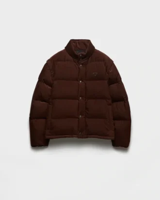 Mellantjock dunjacka i corduroy