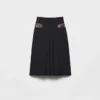 Midi-kjol i kid mohair Midi-kjol i kid mohair