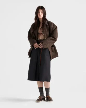 Midi-kjol i kid mohair Midi-kjol i kid mohair
