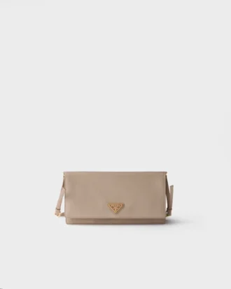 Mini-axelväska i satin