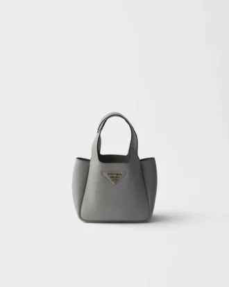 Mini-handväska i läder