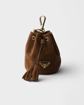 Mini Icon-nyckelring i mocka