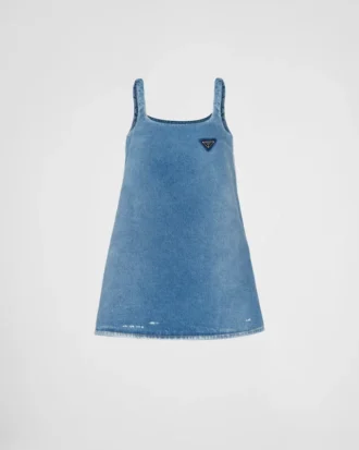 Miniklänning i ekologisk denim