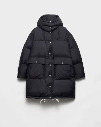 Mjuk canvas-dunparkas Mjuk canvas-dunparkas