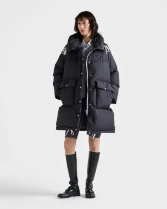 Mjuk canvas-dunparkas Mjuk canvas-dunparkas