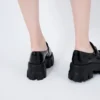 Monolith-loafers i lackläder Monolith-loafers i lackläder
