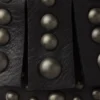 Monolith-loafers i läder med nitar Monolith-loafers i läder med nitar