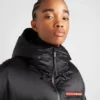 Oversized teknisk dunjacka i Re-Nylon