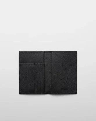 Passfodral i Re-Nylon och Saffiano-läder