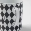 Porslinmugg – rutmönster Porslinmugg – rutmönster