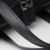 Portfölj i Re-Nylon och Saffiano-läder