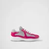 Prada America’s Cup Biker-sneakers i tyg Prada America’s Cup Biker-sneakers i tyg