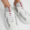 Prada America’s Cup Biker-sneakers i tyg Prada America’s Cup Biker-sneakers i tyg