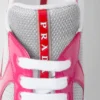 Prada America’s Cup Biker-sneakers i tyg Prada America’s Cup Biker-sneakers i tyg