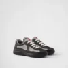 Prada America’s Cup-sneakers i mjukt gummi och cykelväv Prada America’s Cup-sneakers i mjukt gummi och cykelväv