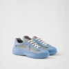 Prada America’s Cup-sneakers i mjukt gummi och cykelväv Prada America’s Cup-sneakers i mjukt gummi och cykelväv