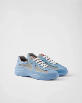 Prada America’s Cup-sneakers i mjukt gummi och cykelväv