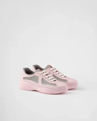 Prada America’s Cup-sneakers i mjukt gummi och cykelväv
