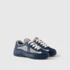 Prada America’s Cup-sneakers i mjukt gummi och cykelväv Prada America’s Cup-sneakers i mjukt gummi och cykelväv