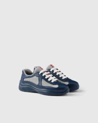 Prada America’s Cup-sneakers i mjukt gummi och cykelväv