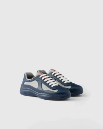Prada America’s Cup-sneakers i mjukt gummi och cykelväv Prada America’s Cup-sneakers i mjukt gummi och cykelväv
