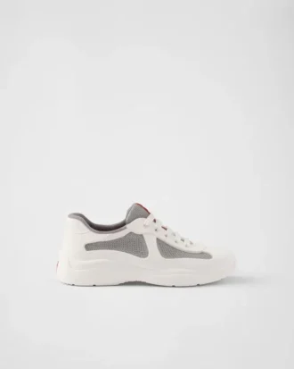 Prada America’s Cup-sneakers i mjukt gummi och cykelväv