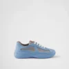 Prada America’s Cup-sneakers i mjukt gummi och cykelväv Prada America’s Cup-sneakers i mjukt gummi och cykelväv